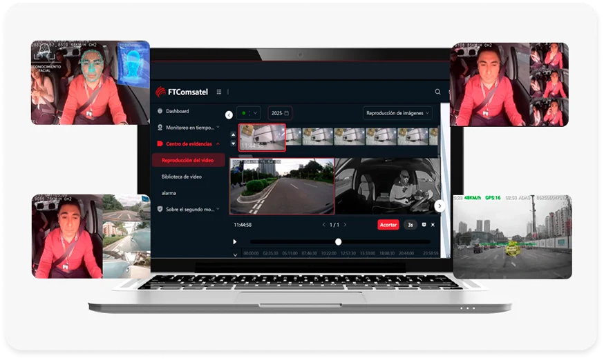Monitoreo con video en vivo
